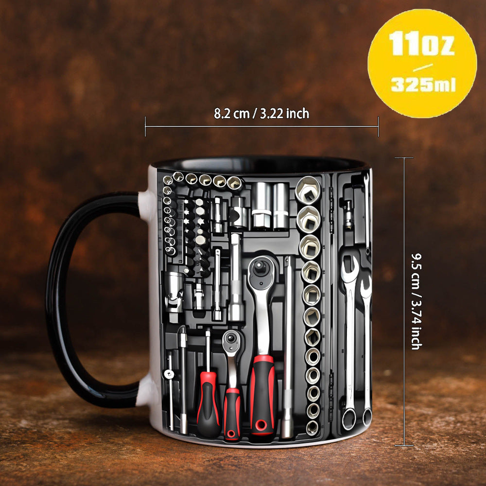 🔥【Kup 1, odbierz 1 gratis】☕Zestaw kubka kawy i narzędzi do naprawy silnika