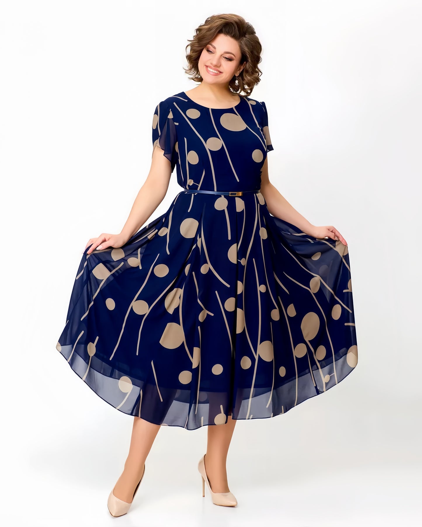 👗【S-5XL】✨Nowa modna sukienka✨, klasyczny krój, elegancka i prosta