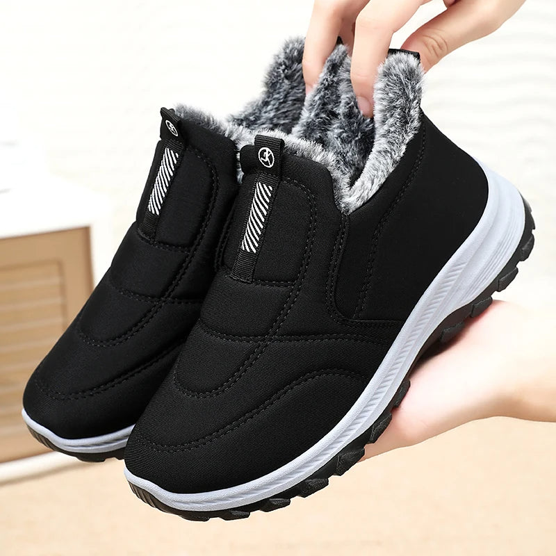 š„šć50% de descuentoćZapatos de invierno para mujer, impermeables y cĆ”lidos con forro afelpado