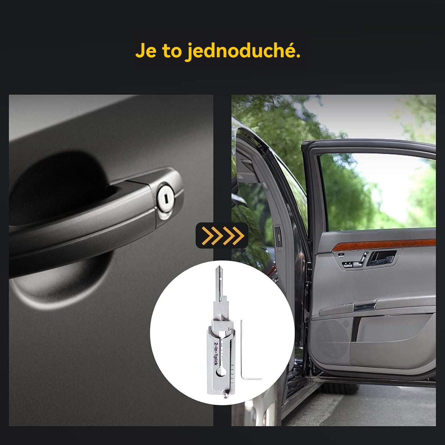 🔥🔐【Limitovaná ponuka: kúp 1 a získaj 1 zadarmo】Bestseller dekodér kľúčov z nerezovej ocele.
