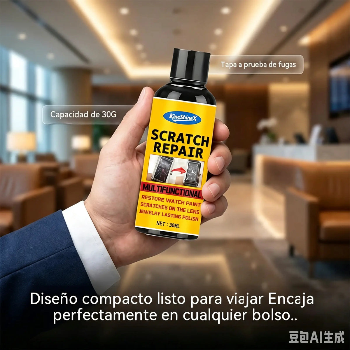 ✨Compra uno y llévate otro gratis🛡️Compuesto pulidor multifuncional para la reparación de arañazos【100ml + esponja】