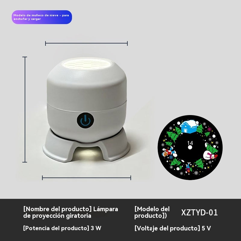 Dynamický rotujúci LED projektor