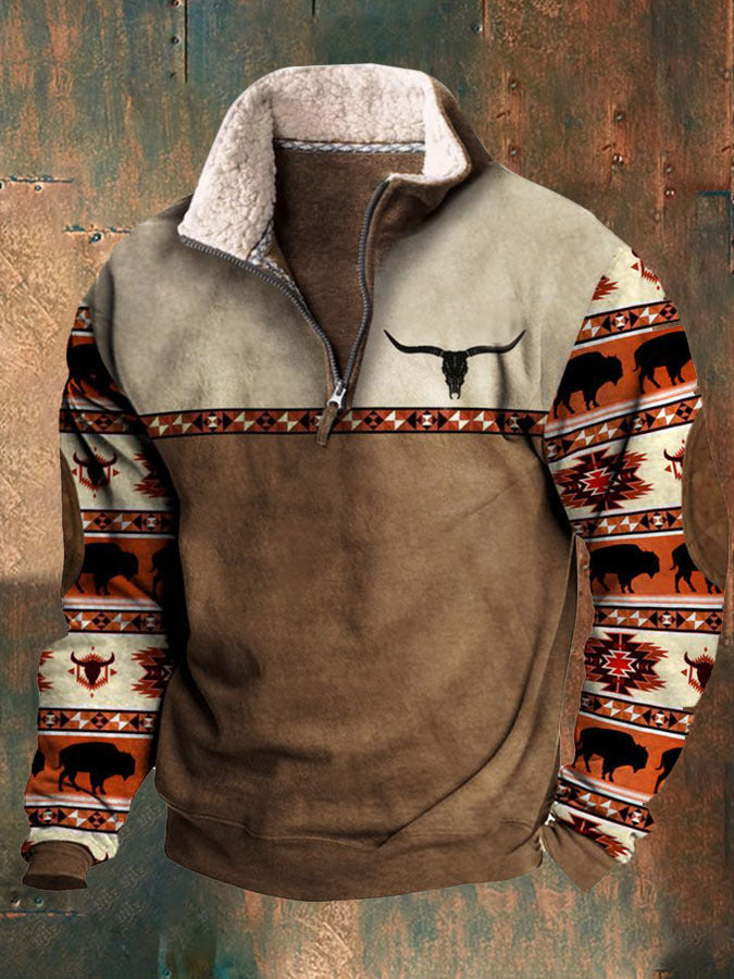 🔥🧥【Προσφορά περιορισμένου χρόνου 50%】Νέο ανδρικό φθινοπωρινό-χειμερινό πουκάμισο με τρισδιάστατο ρετρό σχέδιο και ζεστή μακριά μανίκια