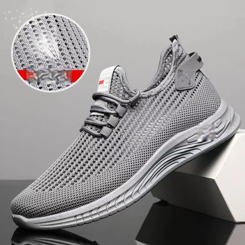 🔥👟【39-44】Zapatos casuales para hombre, cómodos, transpirables, de malla, antideslizantes y a la moda.