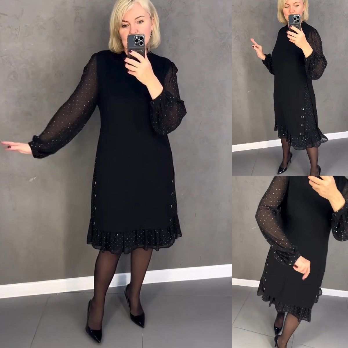 💖💖【S-5XL】🍁🍂Wysokiej jakości elegancka sukienka na jesień i zimę w nowym stylu