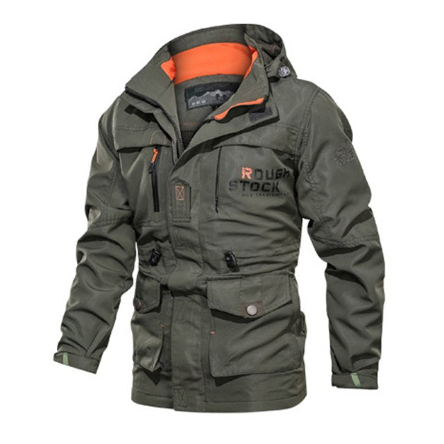 š„ćM-5XLćChaqueta impermeable y cortavientos para hombre, otoƱo 2025