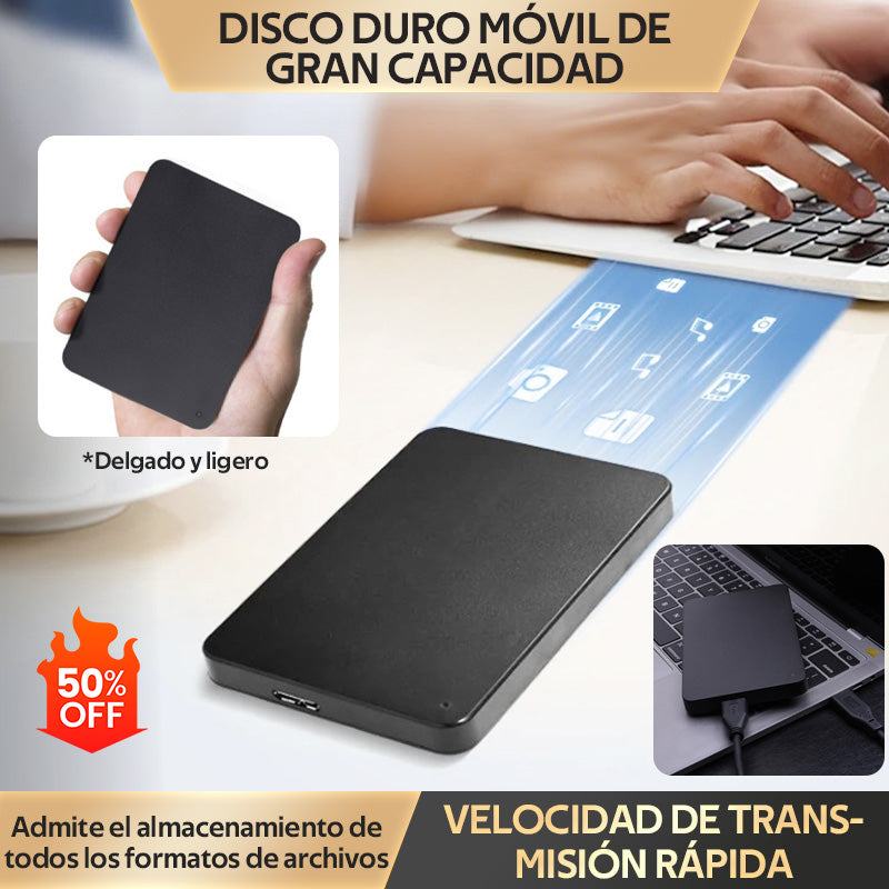 🔥💾【¡Oferta por tiempo limitado -50%!】Disco duro móvil de gran capacidad de 20TB, éxito de ventas