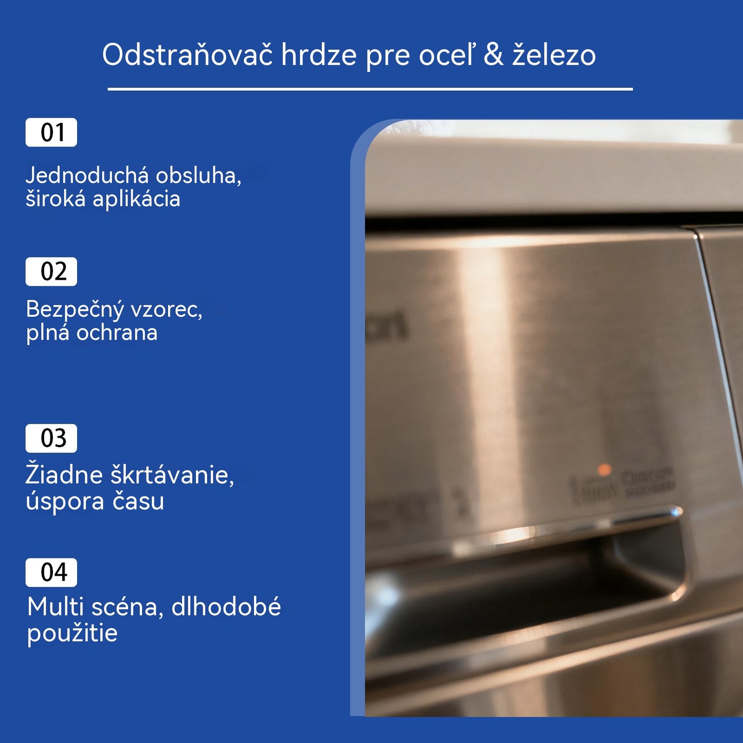 【50%OFF】🔥Nový vylepšený model 2026💥 Odstraňovač hrdze z ocele