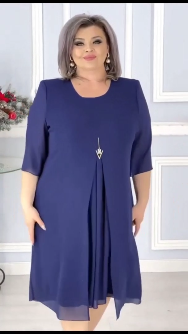 🥰【S-5XL】2025 Prosta wielokolorowa sukienka,🌷🏆Klasyczne i stylowe, komfortowe w noszeniu