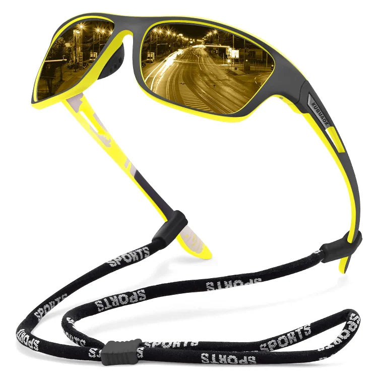 🚵♂️😎 【50% rabatu 🔥】🎣🕶️ Sportowe okulary przeciwsłoneczne, polaryzacyjne, lustrzane, modne i pyłoszczelne, idealne do jazdy na rowerze na świeżym powietrzu