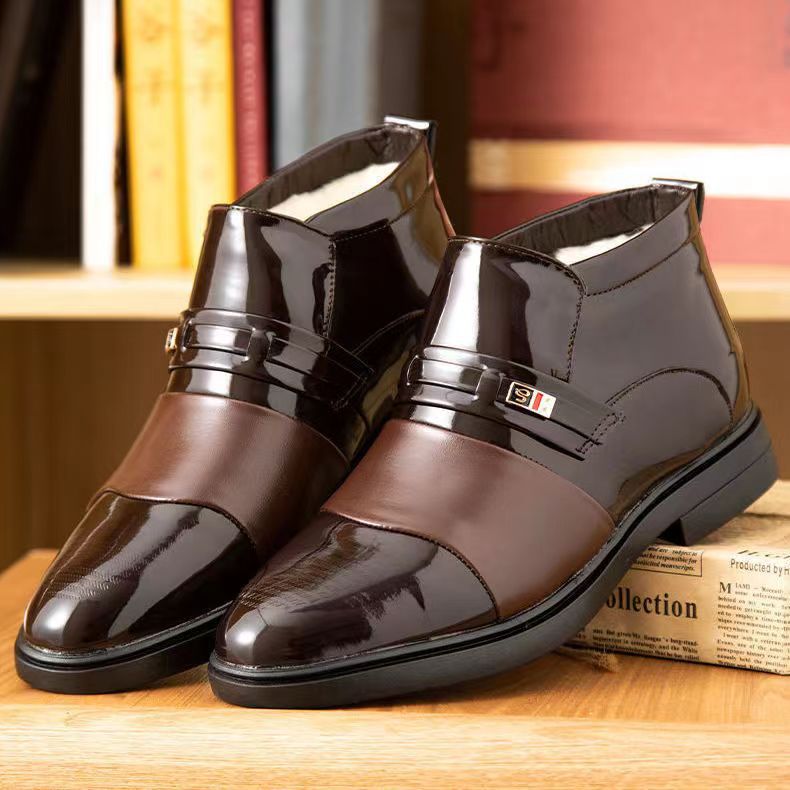 👞🌞【Sezonowa Promocja -50%】Eleganckie, Wygodne i Ciepłe Buty Skórzane dla Mężczyzn