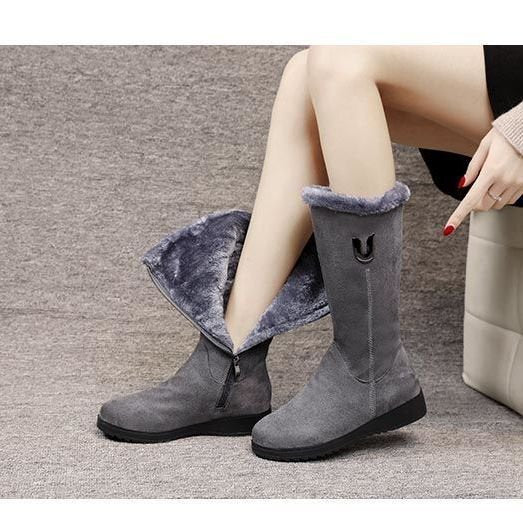 🎁✨【Sezonowa promocja 50%】Nowe damskie zimowe ocieplane martensy na koturnie 2025