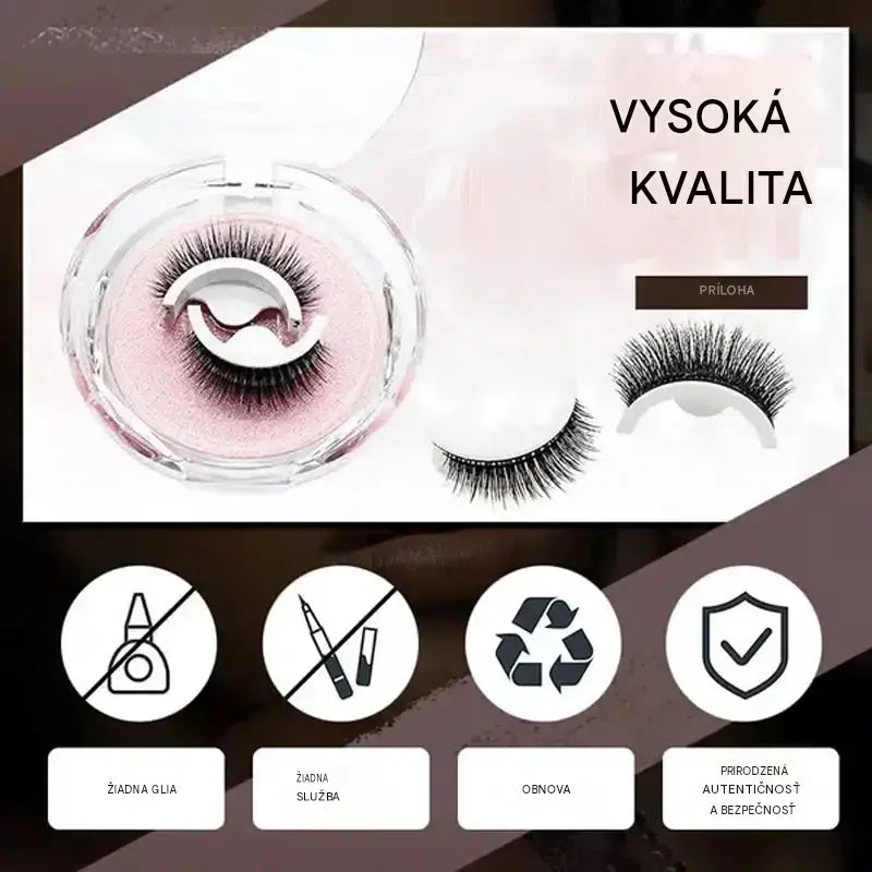 👁️✨Opakovane použiteľné samolepiace umelé mihalnice – nie je potrebné lepidlo, stačí jemne pritlačiť. Prirodzene natočené, opakovane použiteľné a ľahko odstrániteľné. Vaša nová kráska, ktorú musíte mať! 💕🌸