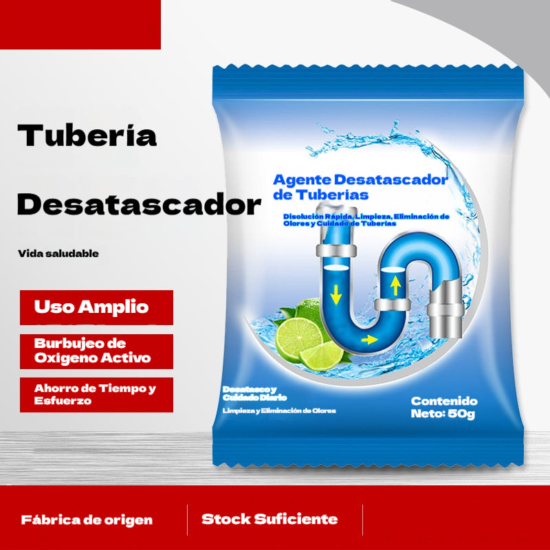 💧🔥【Oferta por tiempo limitado】Potente agente para destapar tuberías, disuelve eficazmente la grasa y los bloqueos en inodoros, desagües, alcantarillas y cocinas.