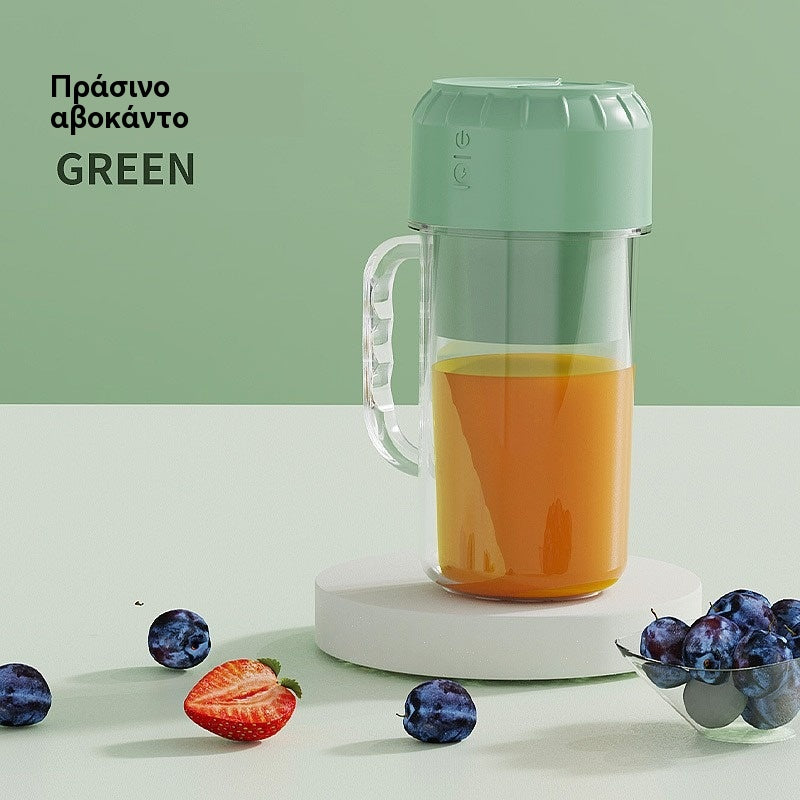 ✨🍎【400 ml】Přenosný odšťavňovač – vezměte si ho kamkoli s sebou a vychutnejte si čerstvé a zdravé ovocné i zeleninové šťávy kdykoli.
