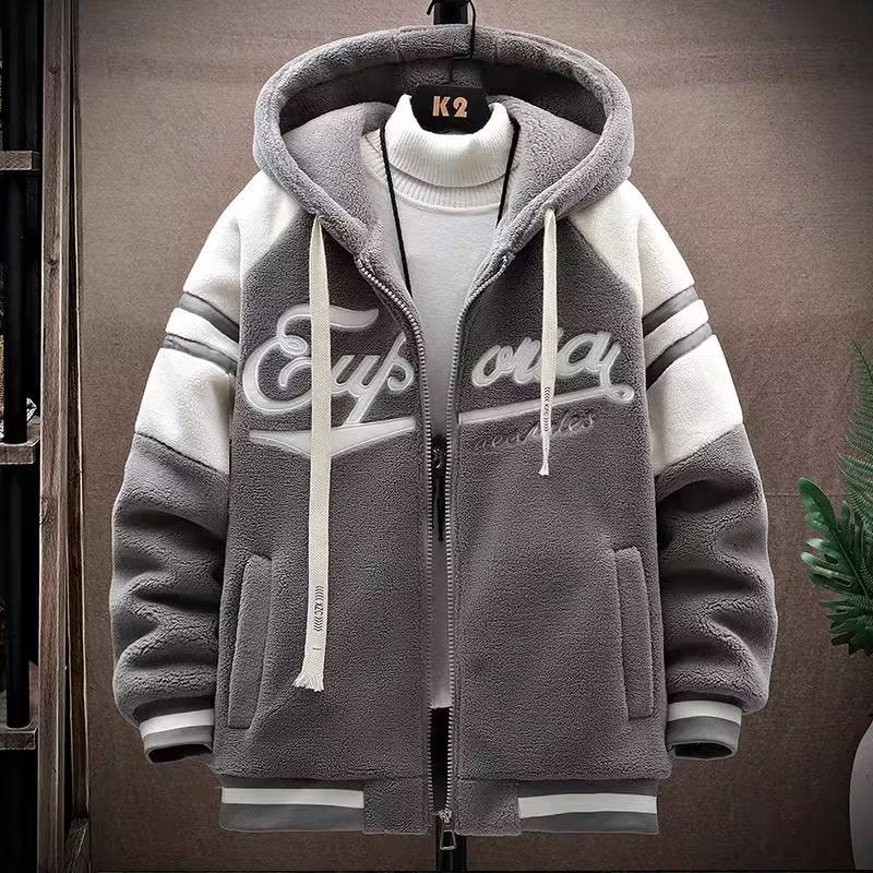 【Limitowana oferta -50%,S-3XL】🔥Męska zimowa gruba i ciepła kurtka z barankiem