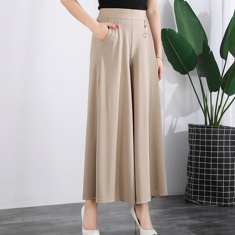👖❤️ 【M-5XL】 Nowe damskie szerokie spodnie z lodowego jedwabiu na lato 2026