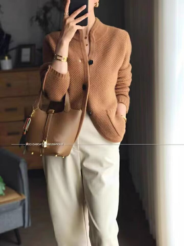 ššćS-2XLćCardigan francez de caČmir de toamnÄ Či iarnÄ cu un nou stil retro
