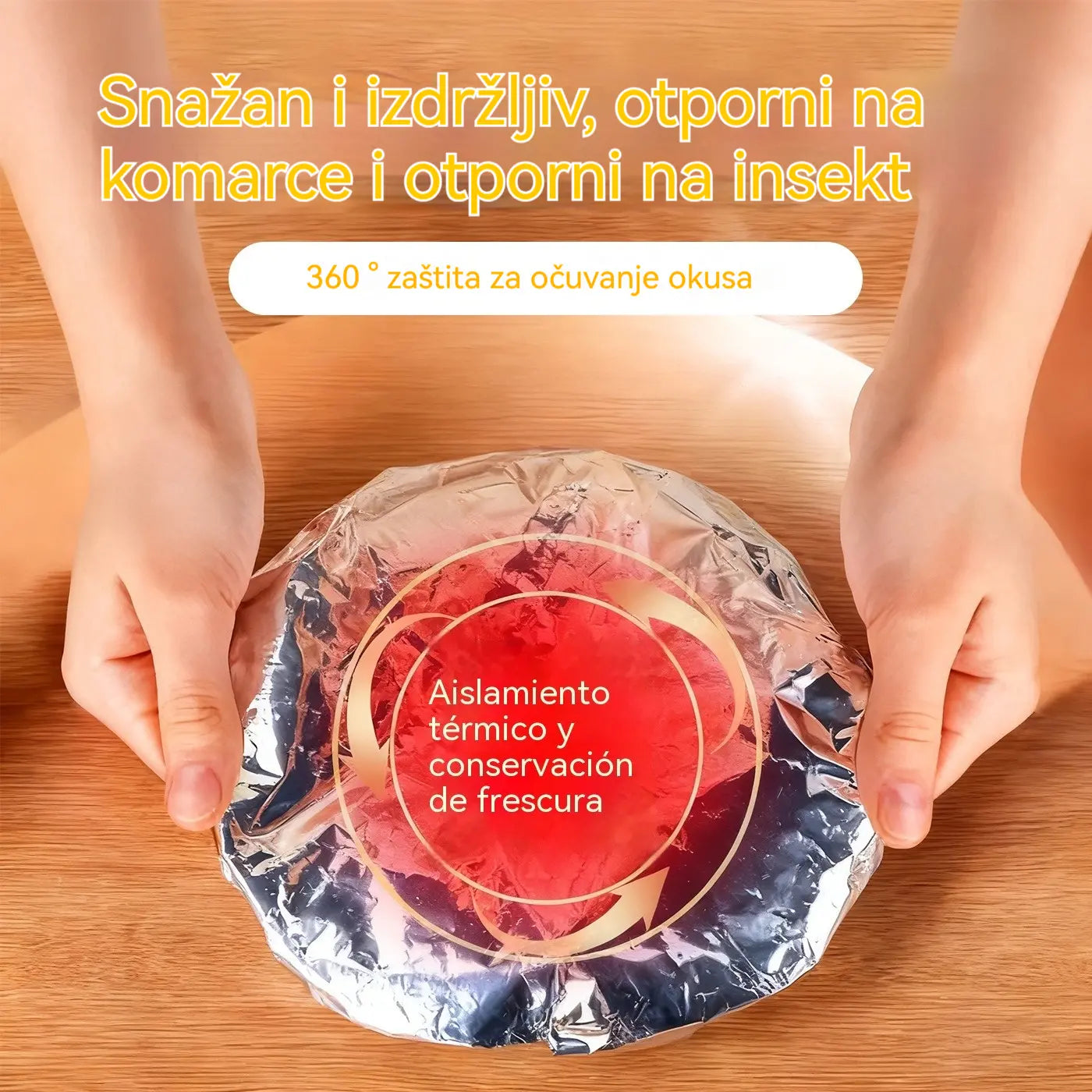 📢📢 50% POPUSTA!⏰【100 komada】 Izolacijski poklopac od aluminijske folije