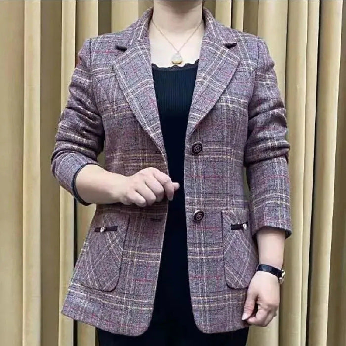✨🧥【M-4XL】Ново есенно-зимно яке с ревери за жени
