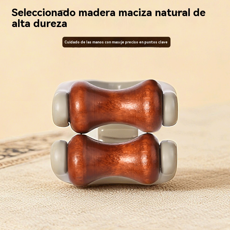 ✨🌿 【Compra 2 y llévate 2 gratis】Masajeador de dedos de madera natural, ayuda a desbloquear meridianos y aliviar la fatiga de las manos