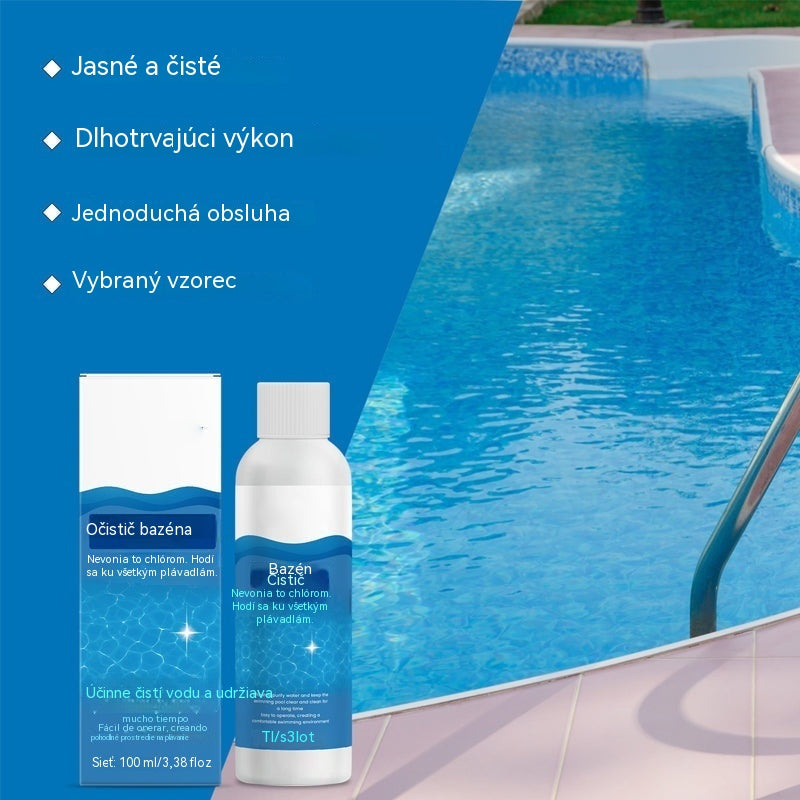 ⏰💦Kúp 1 a získaj 1 zdarma🏊♂️ Čistič bazénovej vody – Krištáľovo čistá voda za pár hodín bez námahy ✨