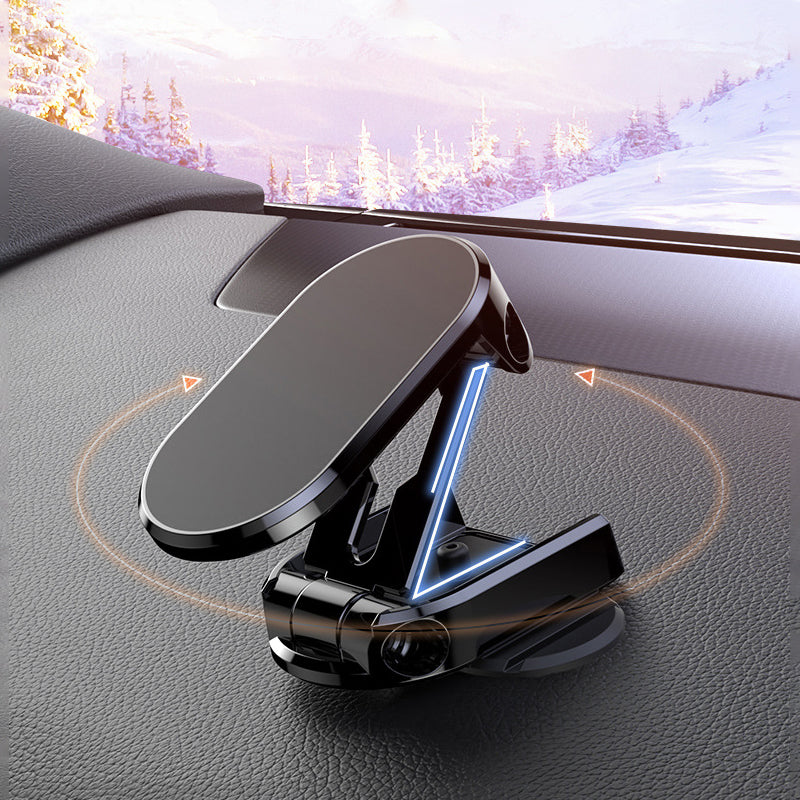 🔥📱Suport Telefon Auto cu Ventuză Magnetică Rotativ 360° & Pliabil