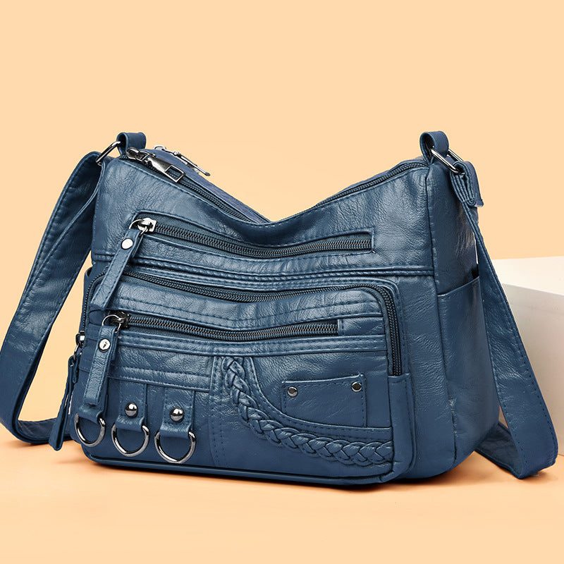 💥【Promocja ograniczona czasowo】👜Nowa torba na ramię ze skóry miękkiej o dużej pojemności