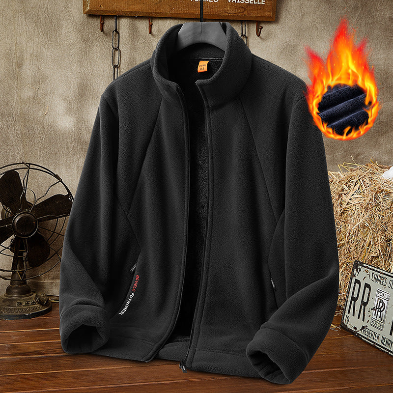 【🔥40% de Descuento】Chaqueta de Pana Gruesa de Lana para Hombre, Cálida para Otoño e Invierno