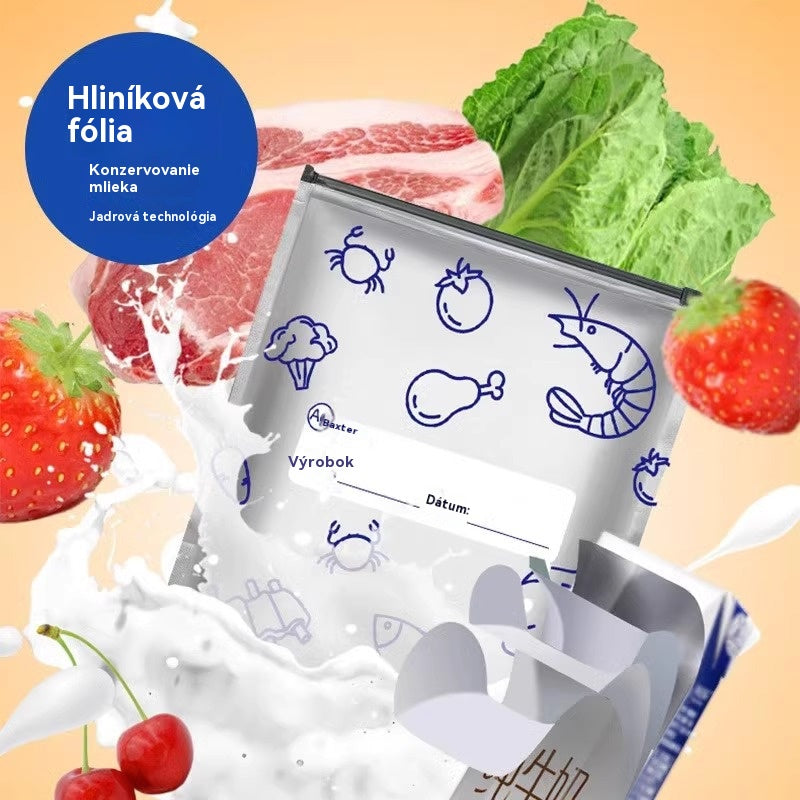 🔥🔥Celkom 30 antibakteriálnych hliníkových fóliových vrecúšok, super jednoduché použitie, pre zachovanie čerstvosti.