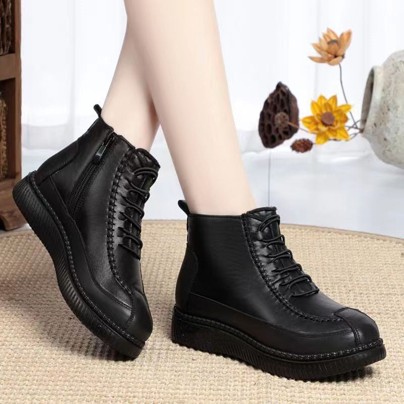 🔥👢【35-43】Botas nuevas de otoño e invierno de 2025, suela suave, gruesas para abrigarse