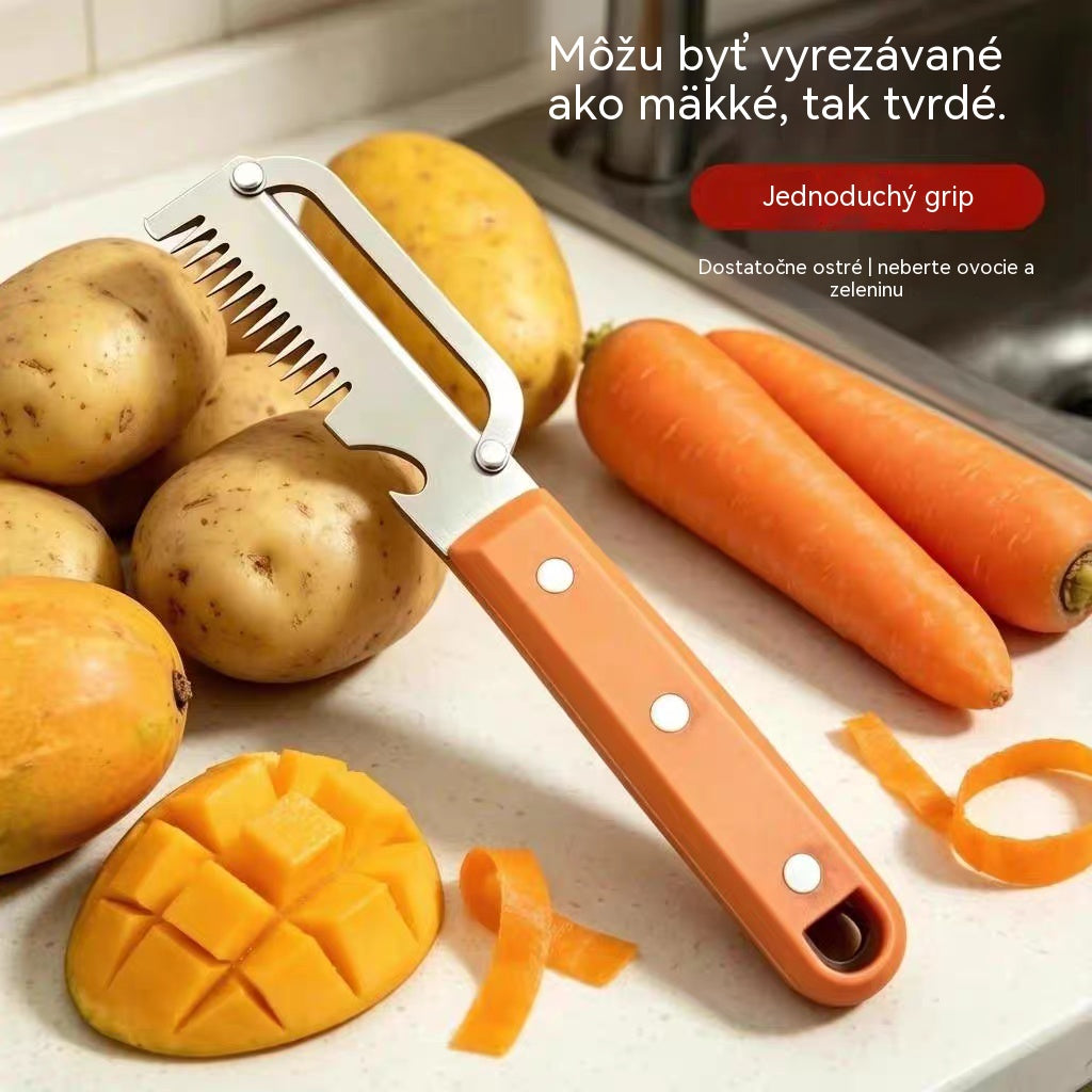 💥Kúp 1, získaj 1 zadarmo💥🔪Multifunkčný krájač a škrabka z nehrdzavejúcej ocele🧅