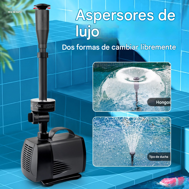 ⛲️ 【50% de descuento】Nueva fuente con bomba sumergible, ideal para jardines, estanques y fuentes (apta para profundidades de agua inferiores a 40 cm).