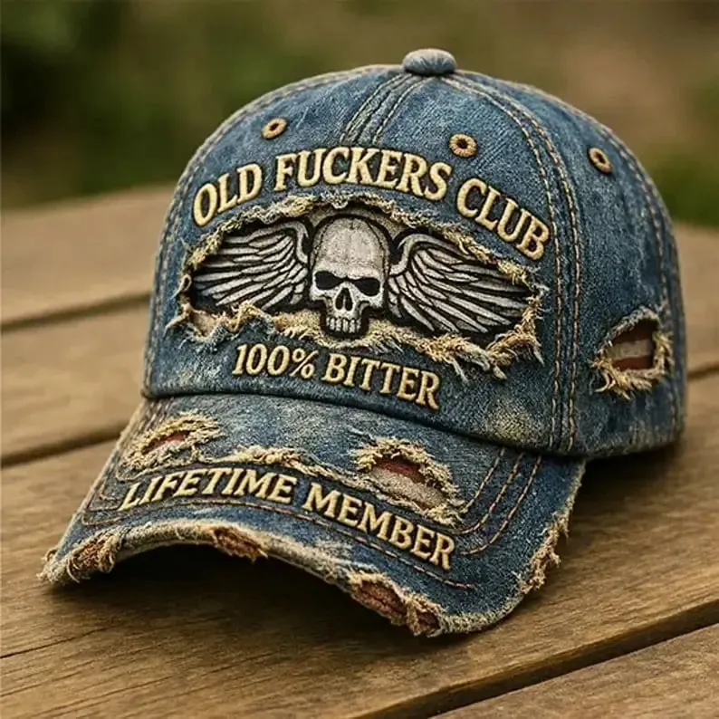 🔥50%OFF🧢Old Boys Club – Gorra de béisbol retro