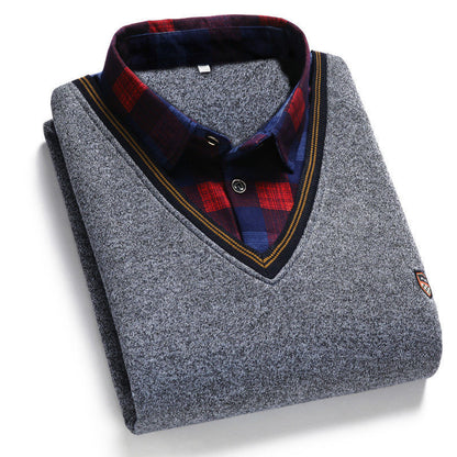 👔40%OFF--Krajnja ponuda za kraj godine[M-4XL] Muška pletena svilena košulja