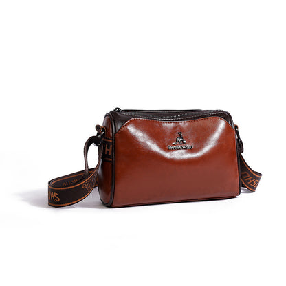 🔥【50% ZĽAVA】👜👜Veľkokapacitná mäkká kožená kabelka, dámska taška cez rameno