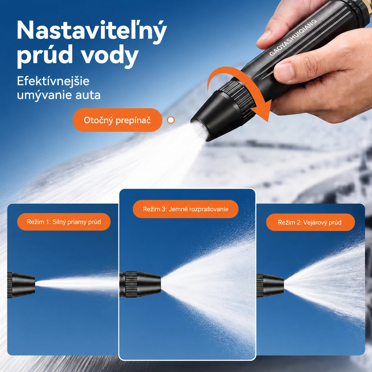 Posledný deň so zľavou 55 %: 【2 sady za 23 eur】Vysokotlaková striekacia pištoľ na domáce použitie