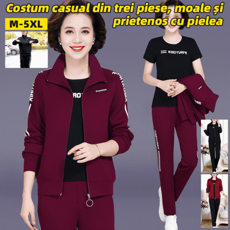🏃‍♂️ Set sport 3 piese 2025 best-seller – confort maxim M-5XL