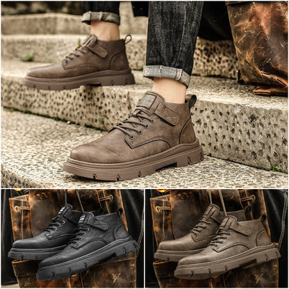 🔥👞【Ograničeni popust 50%】2025 Nove muške cipele s flis podstavom i debelim potplatom za povećanje visine