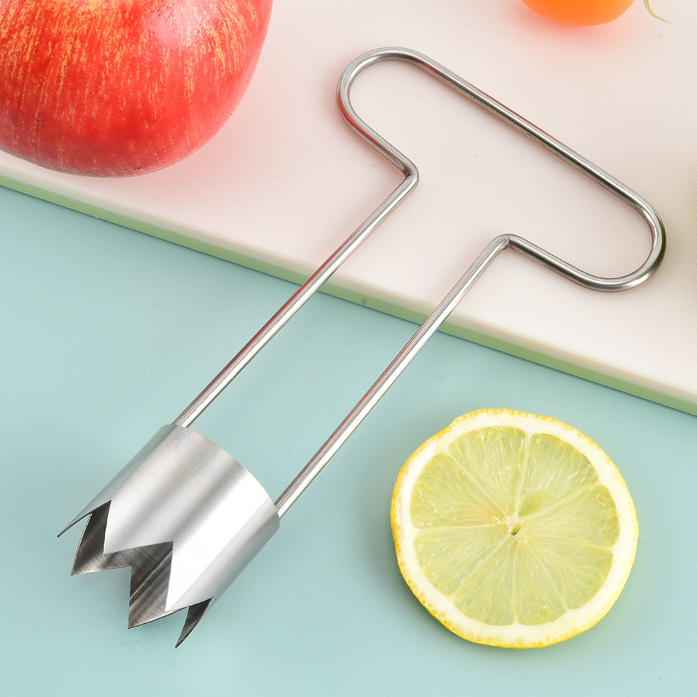 ✨【Compra 1 y llévate 1 gratis】✨ Descorazonador multifuncional para frutas y verduras, material apto para alimentos, ideal para calabaza amarga y para quitar el corazón de la manzana, utensilio de cocina.