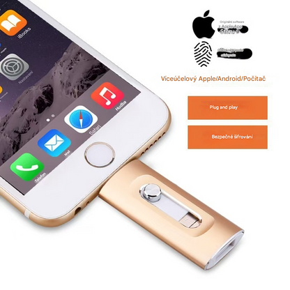 ⚡【✨Časově omezená sleva】Flash disk 4 v 1 pro iPhone/iPad/Android/PC