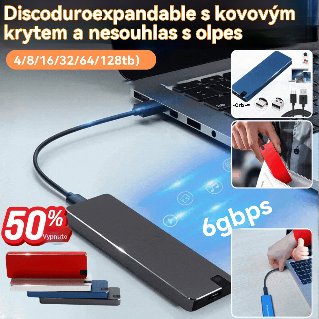 ⚡【8TB】Multifunkční vysokorychlostní pevný disk s rozhraním USB 3.0 | Rychlý přenos, široká kompatibilita, bezproblémové úložiště 💻📦