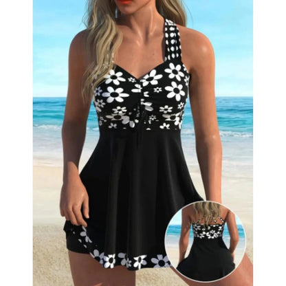 ✨【S-6XL】Costum de baie elegant cu imprimeu, perfect pentru femei de toate formele