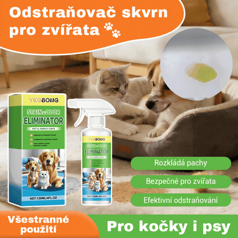 ✨50%OFF🐶🐱Odstraňovač škvŕn pre domáce zvieratá, mačky a psy