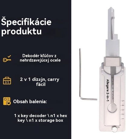 🔥🔐【Obmedzená ponuka – 50% zľava】Najpredávanejší dekodér kľúčov z nehrdzavejúcej ocele