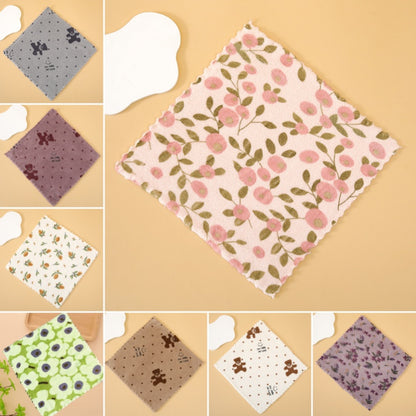 🧼✨【Compra 4 y recibe 4 gratis】【30 cm × 30 cm】Paños de cocina de franela coral para uso doméstico