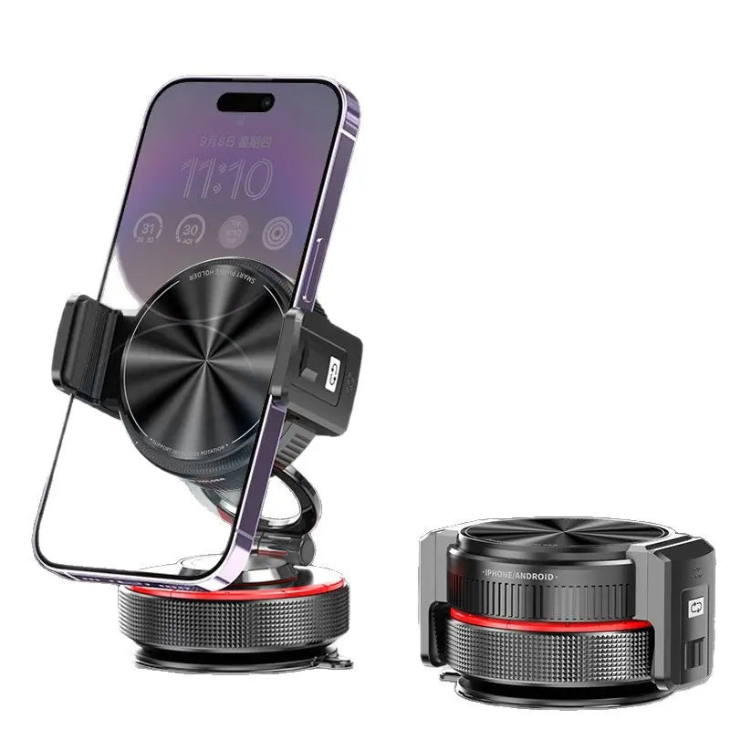 📱 Zľava 50 %! Držiak telefónu do auta s prísavkou a magnetickou silou 20 N, teleskopickým ramenom a otočením o 360 °. Stabilné a skladacie! ✨🚗