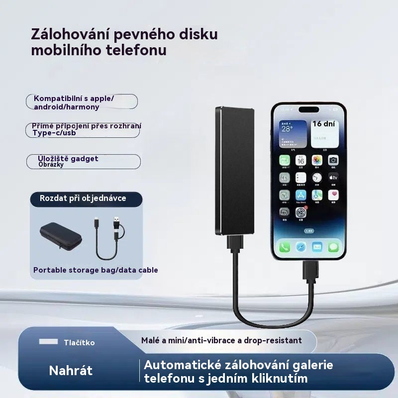 ⚡【8TB】Multifunkční vysokorychlostní pevný disk s rozhraním USB 3.0 | Rychlý přenos, široká kompatibilita, bezproblémové úložiště 💻📦
