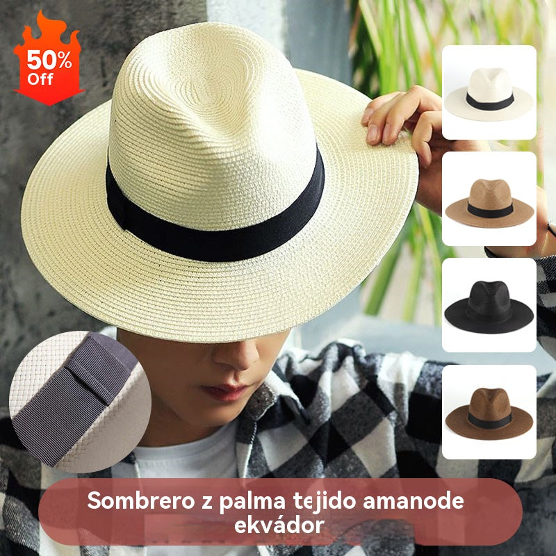 🌴👒【Časovo obmedzená ponuka za polovičnú cenu】Nový ručne tkaný palmový klobúk z roku 2026.