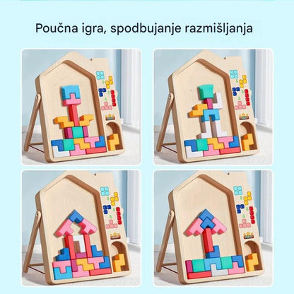 🔥🌈【Kupi 1 in prejmi 1 gratis】Tetris otroška izobraževalna sestavljanka in gradbena igračka